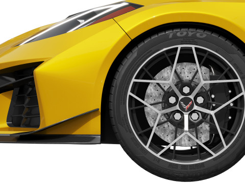 Chevrolet Corvette ZR1 2025 Modelo 3D