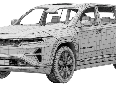 Jeep Wagoneer S 2024 3D Model