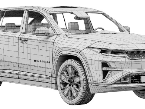 Jeep Wagoneer S 2024 3D Model