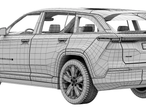 Jeep Wagoneer S 2024 3D Model
