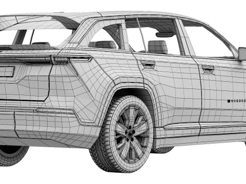 Jeep Wagoneer S 2024 3D Model