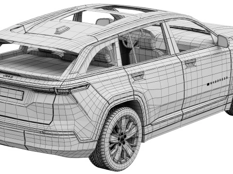 Jeep Wagoneer S 2024 3D Model