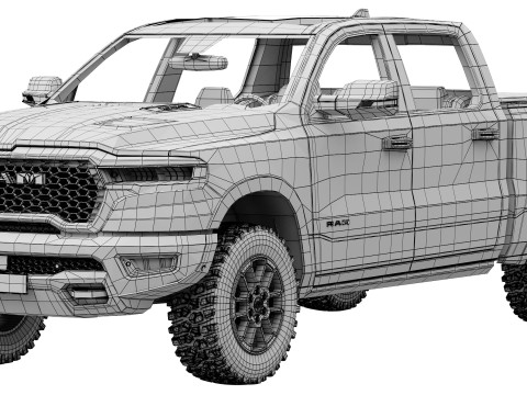 RAM 1500 2025 3Dモデル