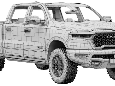 RAM 1500 2025 3Dモデル