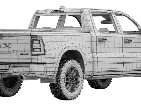 RAM 1500 2025 3Dモデル