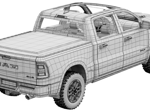 RAM 1500 2025 3Dモデル