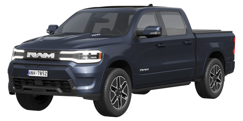 RAM 1500 REV 2025 Model 3D .c4d .max .obj .3ds .fbx .stl .blend 