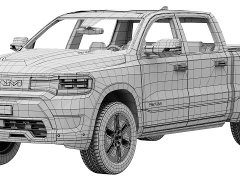 RAM 1500 REV 2025 Model 3D