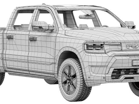 RAM 1500 REV 2025 Model 3D