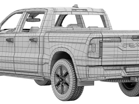 RAM 1500 REV 2025 Model 3D