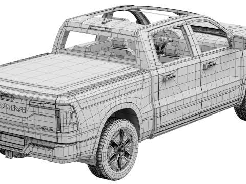 RAM 1500 REV 2025 Model 3D