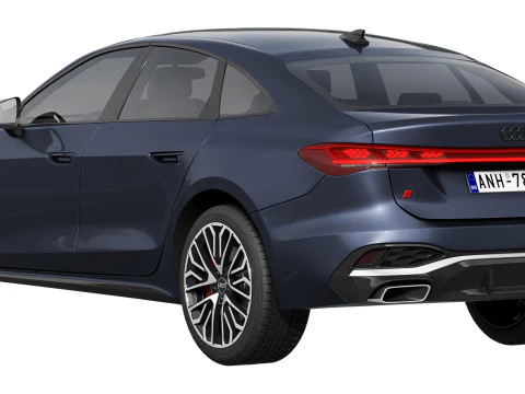 Audi A5 2025 3D Model
