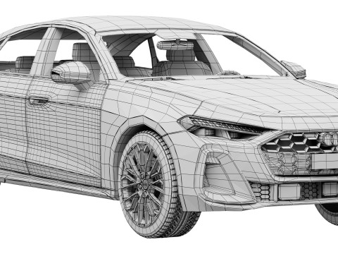 Audi A5 2025 3D Model