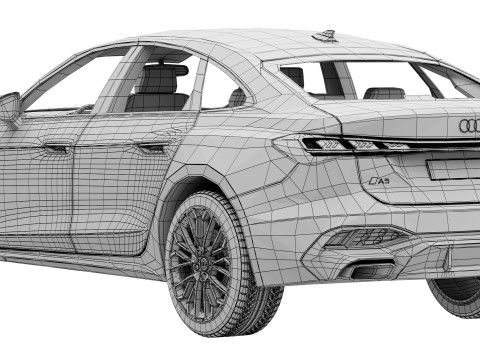 Audi A5 2025 3D Model