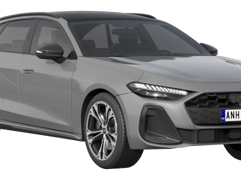 Audi A5 Avant 2025 3D Model