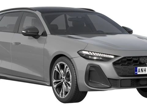 Audi A5 Avant 2025 3D Model
