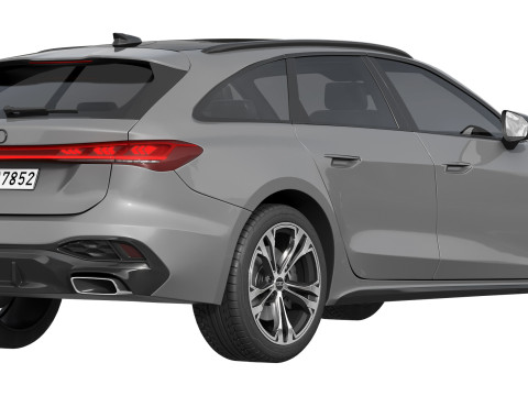 Audi A5 Avant 2025 3D Model