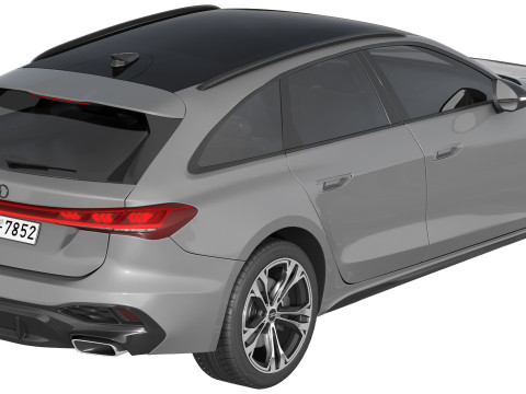 Audi A5 Avant 2025 3D Model
