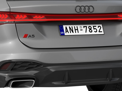 Audi A5 Avant 2025 3D Model