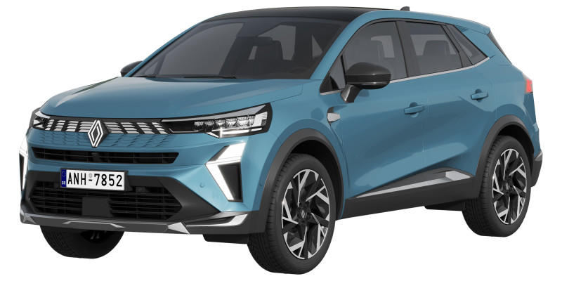 Renault Symbioz 3D Model .c4d .max .obj .3ds .fbx .stl .blend 