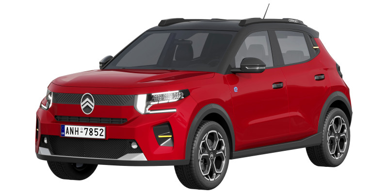 Citroen e-C3 2024 3Dモデル .c4d .max .obj .3ds .fbx .stl .blend 