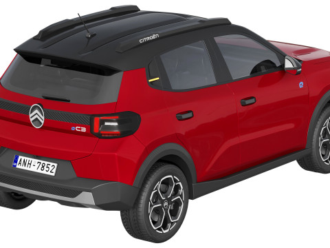 Citroen e-C3 2024 3Dモデル