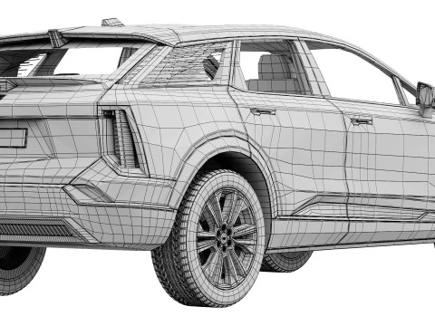 Cadillac Optiq 3D Model