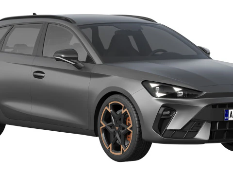 Cupra Leon Sportstourer 2025 3D Model