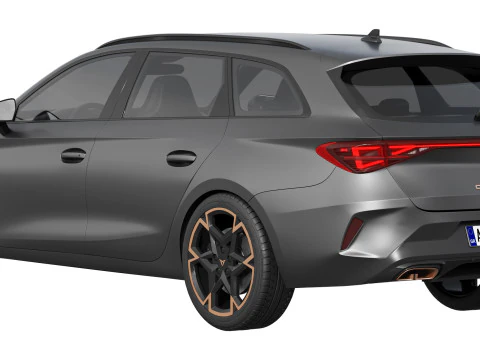 Cupra Leon Sportstourer 2025 3D Model