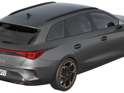 Cupra Leon Sportstourer 2025 Modèle 3D