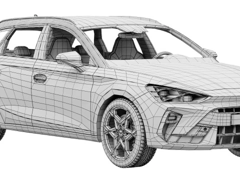 Cupra Leon Sportstourer 2025 3D Model