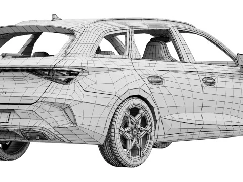 Cupra Leon Sportstourer 2025 3D Model