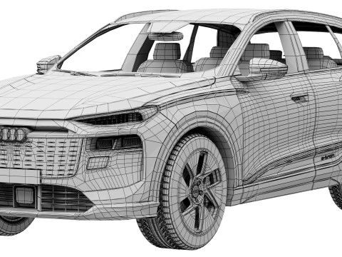 Audi Q6L e-tron Modelo 3D