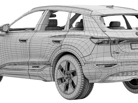 Audi Q6L e-tron Modelo 3D