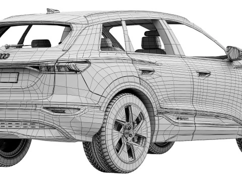 Audi Q6L e-tron Modelo 3D