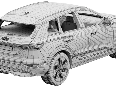 Audi Q6L e-tron Modelo 3D