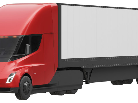 Tesla Semi 3D Model