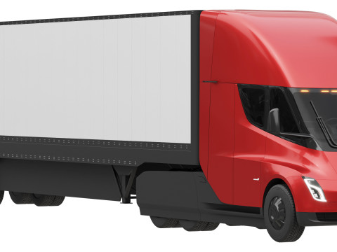 Tesla Semi 3D मॉडल