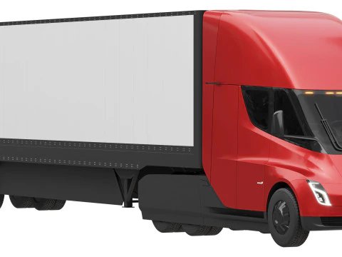 Tesla Semi 3D Модель