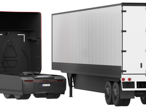 Tesla Semi 3D मॉडल