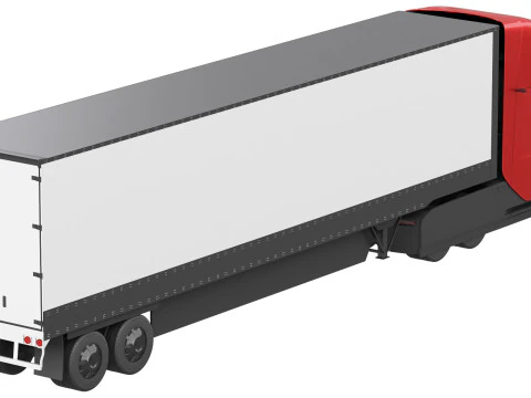 Tesla Semi 3D Модель
