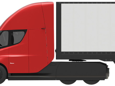 Tesla Semi 3D मॉडल