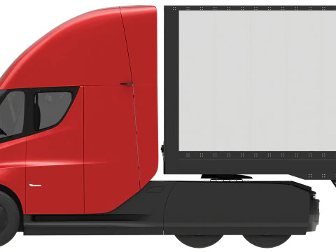 Tesla Semi 3D Модель