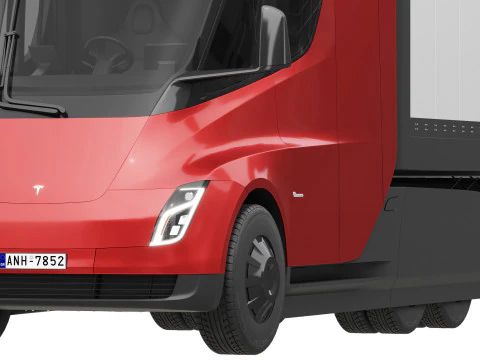 Tesla Semi 3D Модель