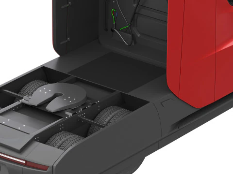 Tesla Semi 3D Модель