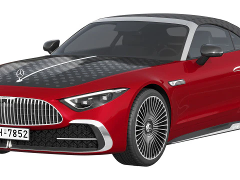 Мерседес-Бенц SL Монограмма Майбах 3D Модель