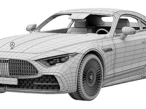 Mercedes-Benz SL Monogram Maybach Modelo 3D