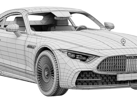 Mercedes-Benz SL Monogram Maybach Modelo 3D