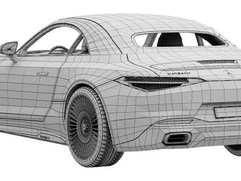 Mercedes-Benz SL Monogram Maybach Modelo 3D