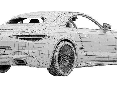 Mercedes-Benz SL Monogram Maybach Modelo 3D